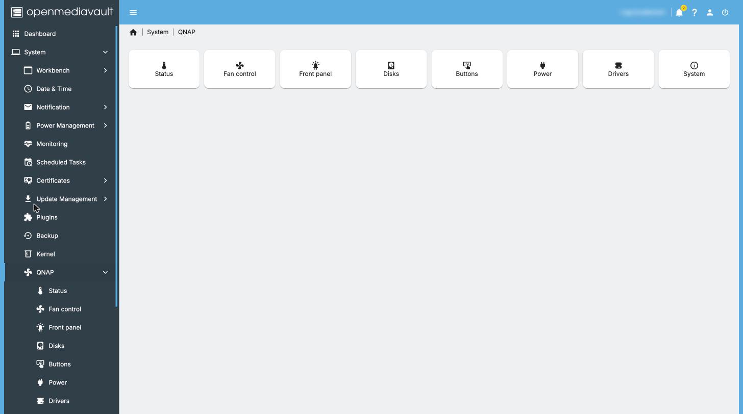 System > QNAP